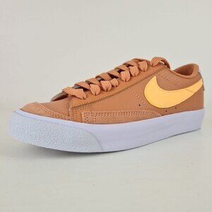 Nike Blazer Low '77 GS DA4074 200 Amber Brown Shoes Leather